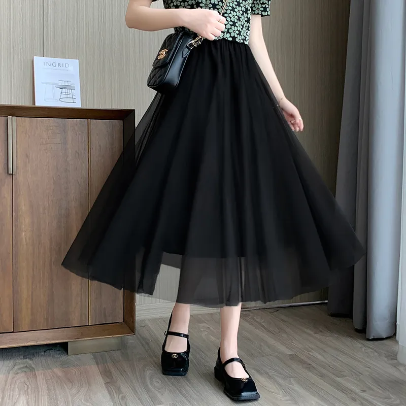 Cotton Gene Casual Long Skirt Women's-13