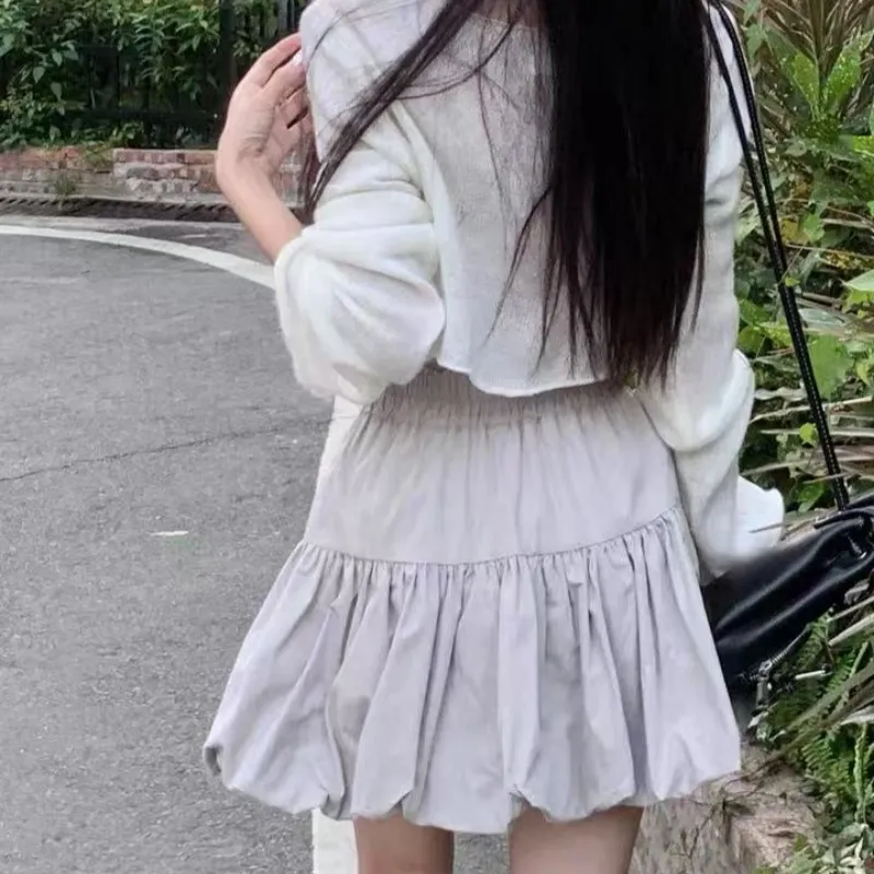 Cotton Gene Casual Short Skirts Women's-1