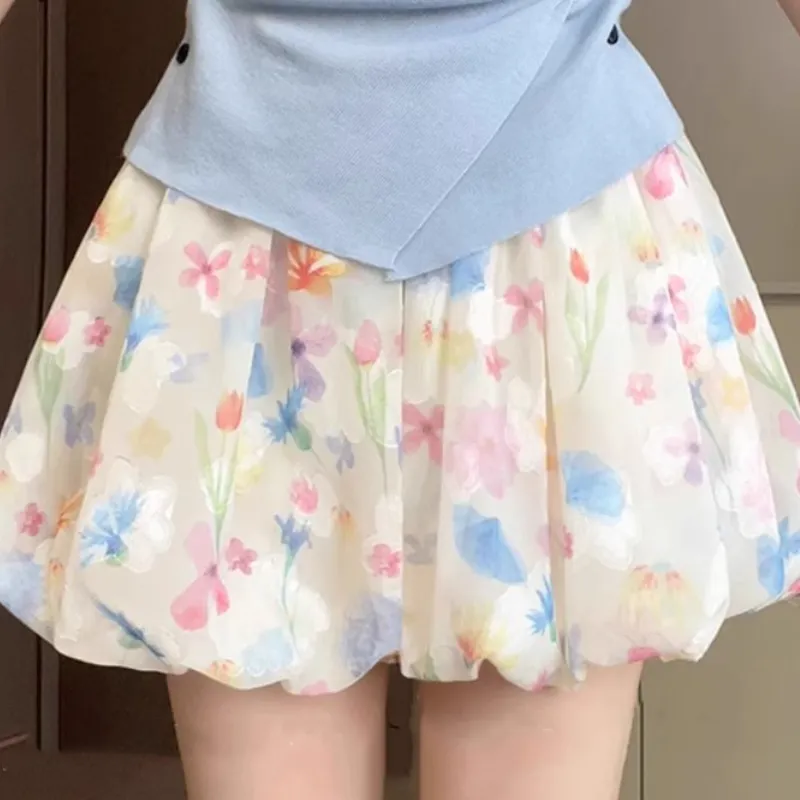 Cotton Gene Casual Short Skirts Women's-4