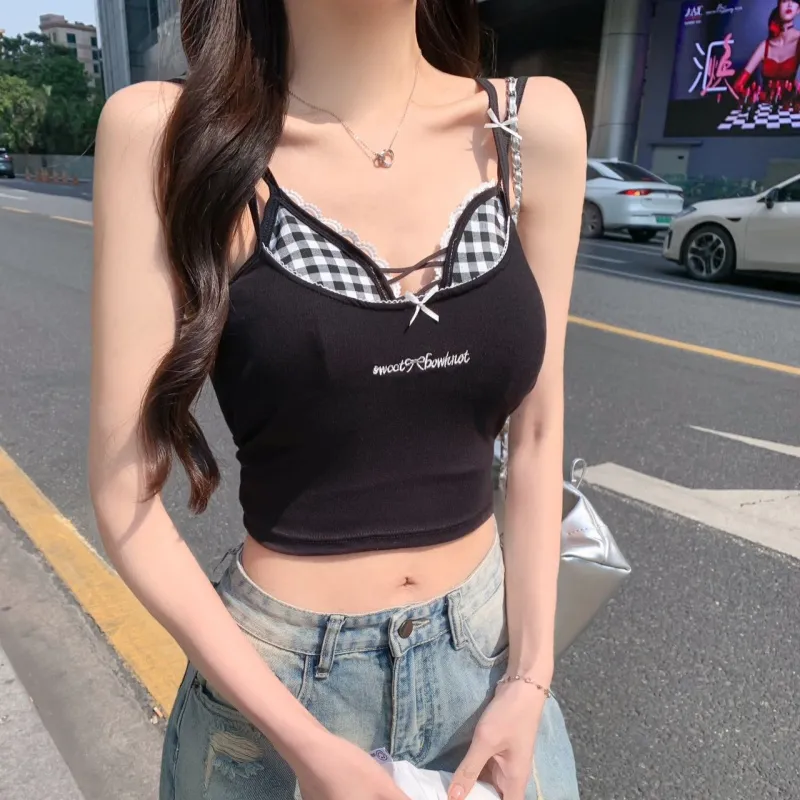 Cotton Gene Crop Tops Women's-7