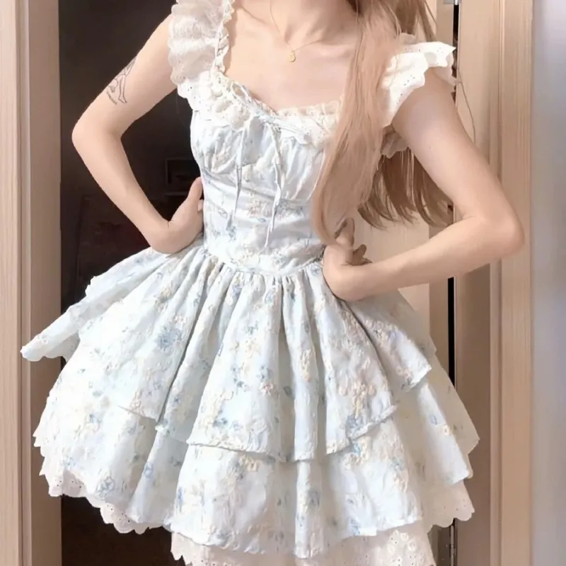 Cotton Gene Slip Dresses Women's-7