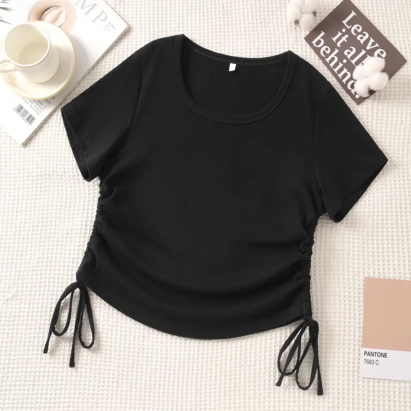 Cotton Gene Set in Sleeve T Shirt Women's-5