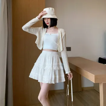 Cotton Gene Casual Short Skirts Women's