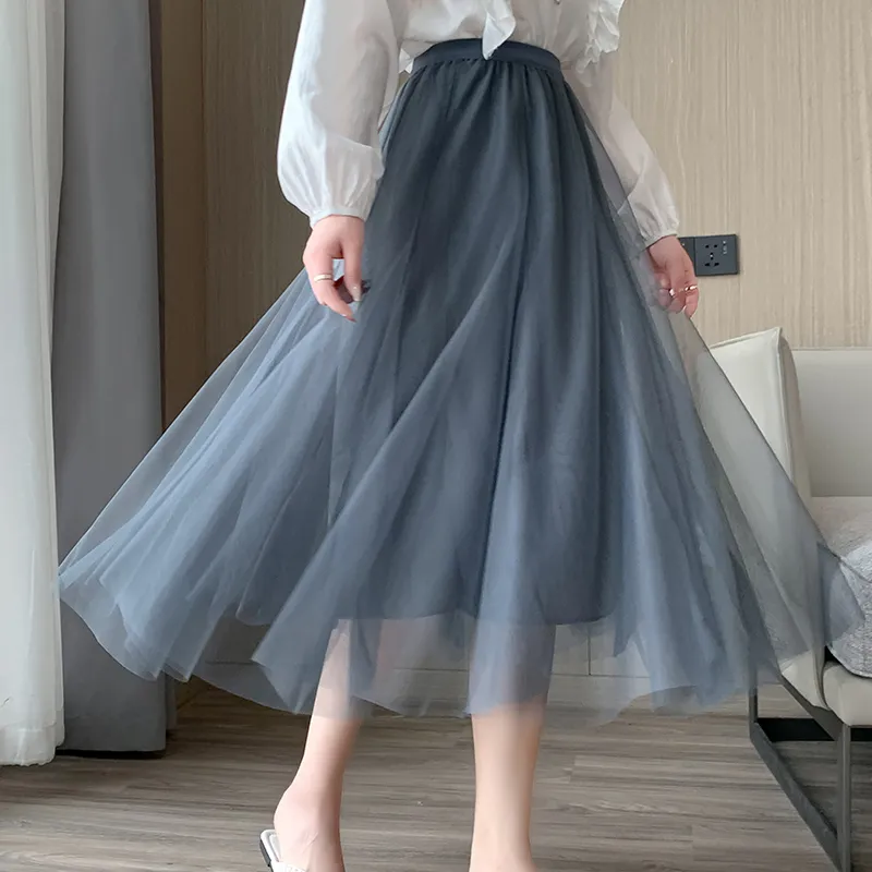 Cotton Gene Casual Long Skirt Women's-17