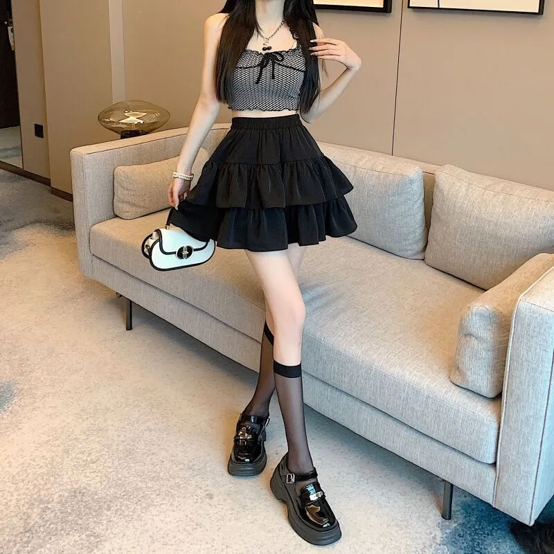 Cotton Gene Casual Short Skirts Women's-7