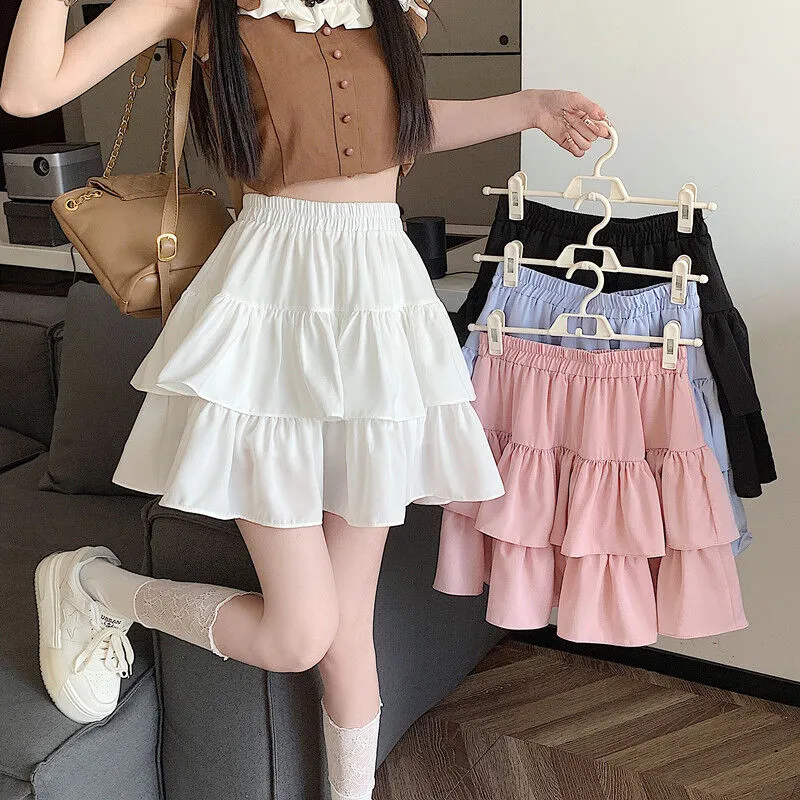 Cotton Gene Casual Short Skirts Women's-2