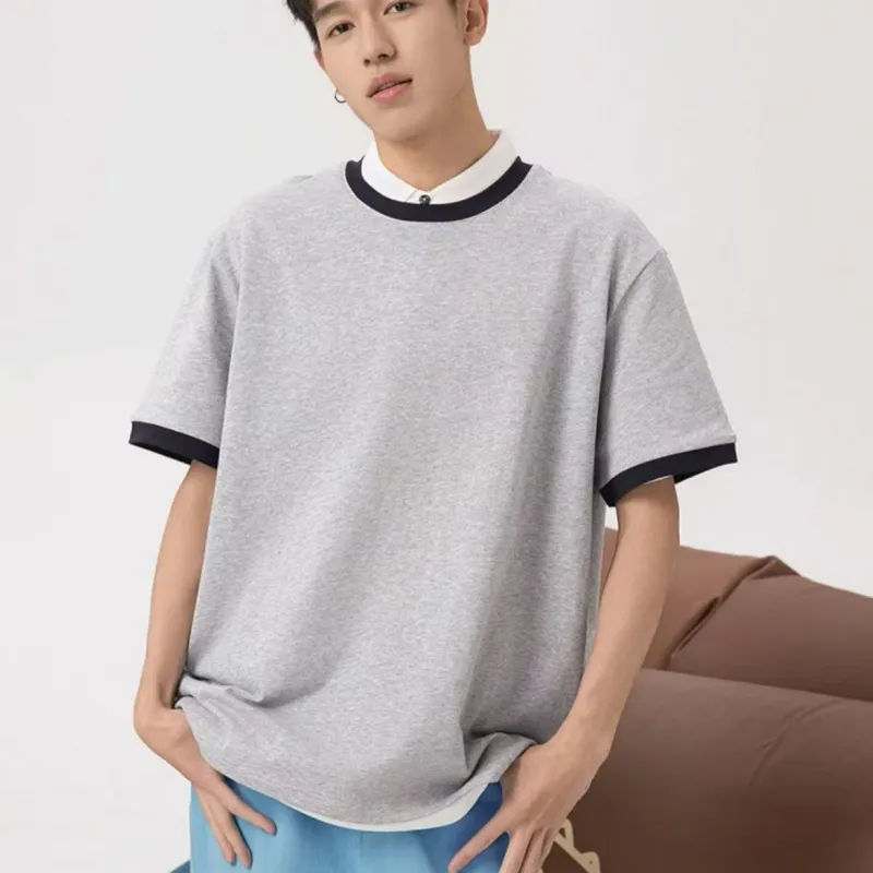 Cotton Gene Drop Shoulder Sleeve T Shirt Unisex-15