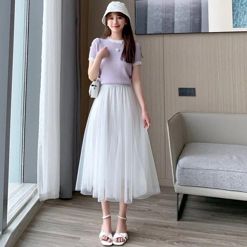 Cotton Gene Casual Long Skirt Women's-16