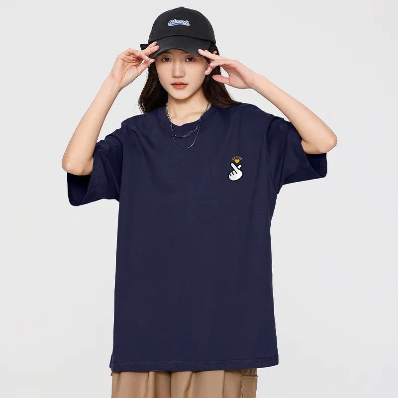 Cotton Gene Drop Shoulder Sleeve T Shirt Women's-8