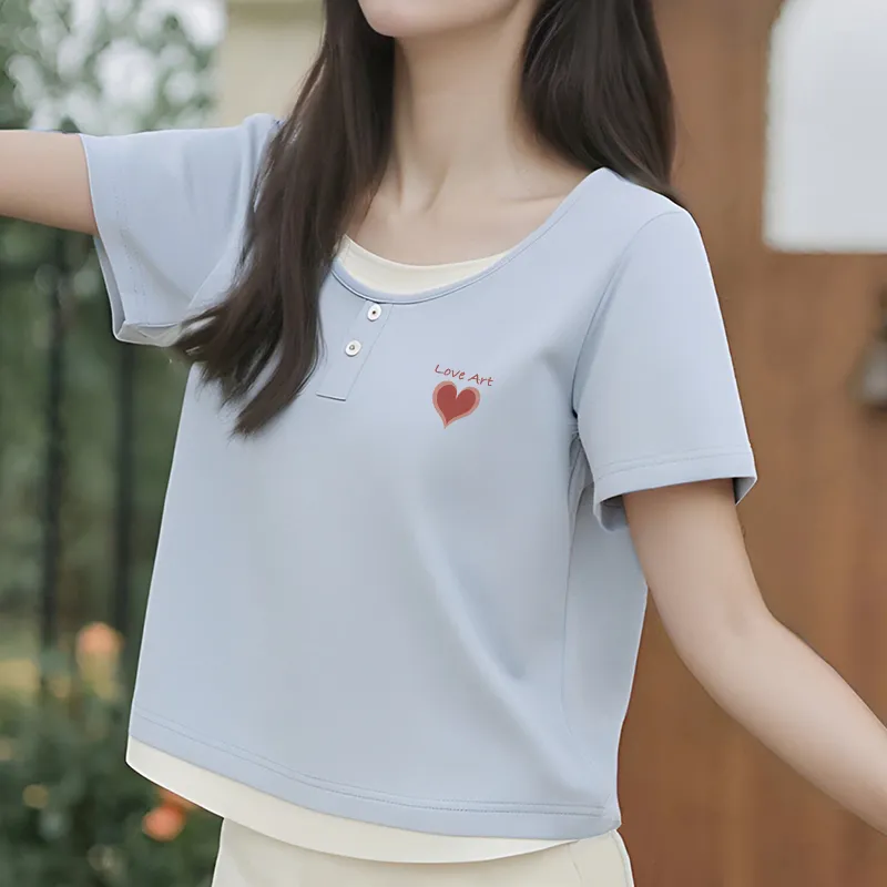 Cotton Gene T Shirts Women's-9