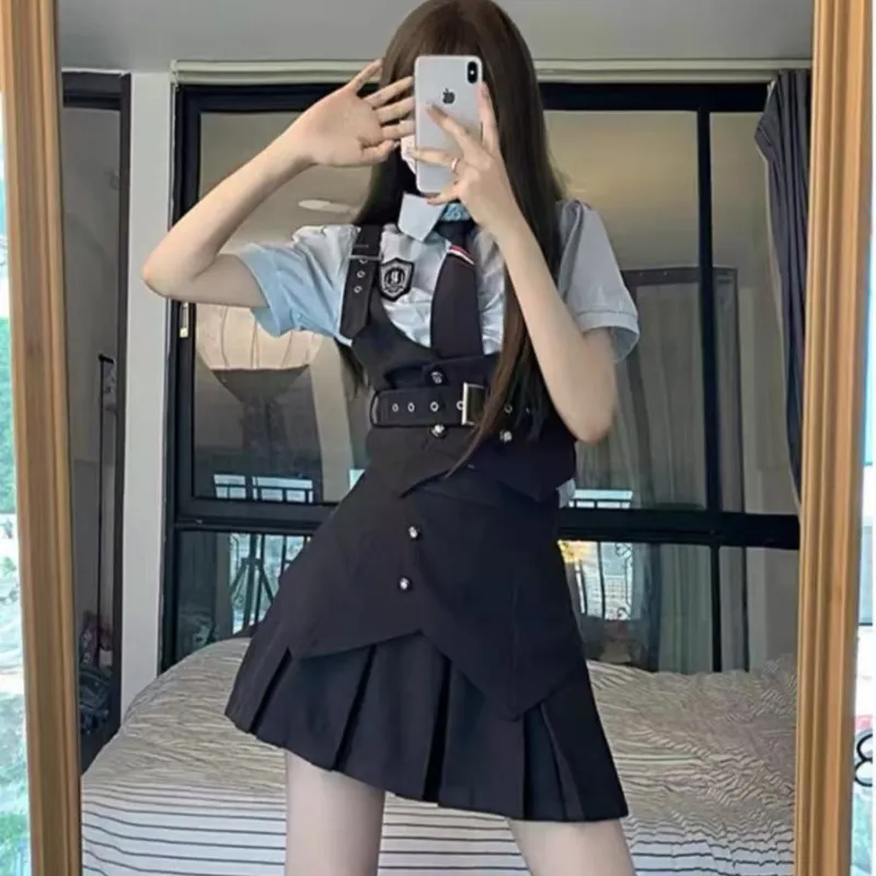 Cotton Gene Two Piece Skirt Sets Women's-4
