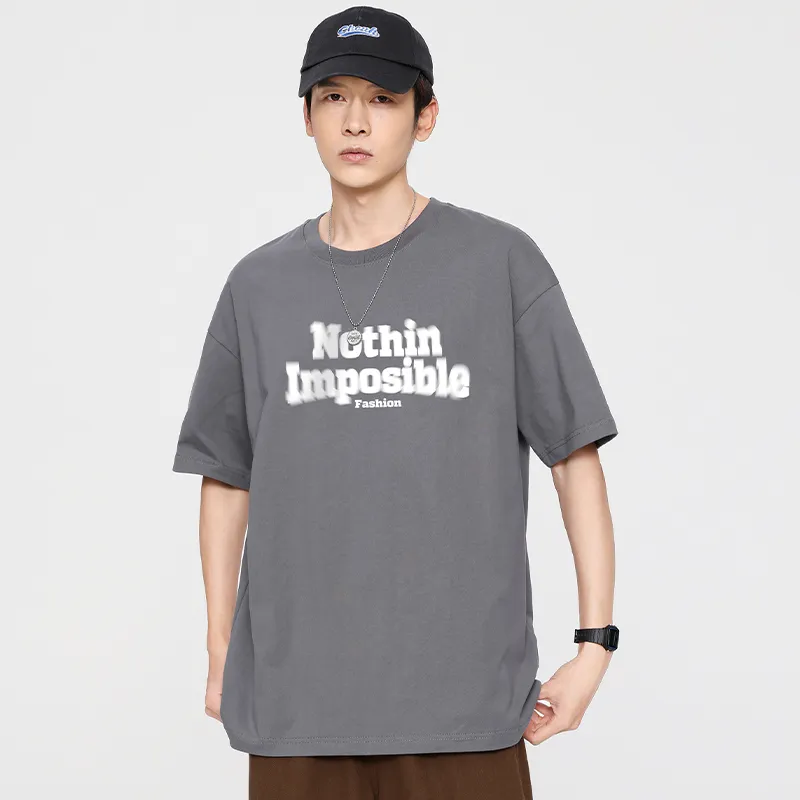 Cotton Gene Drop Shoulder Sleeve T Shirt Unisex-9