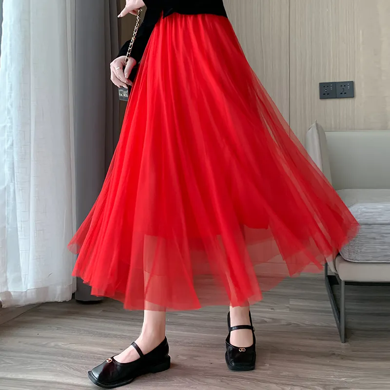 Cotton Gene Casual Long Skirt Women's-12