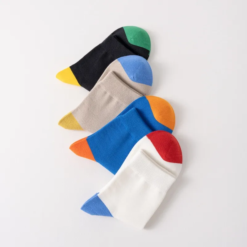 Cotton Gene Mid Calf Socks Men's 4 Pack-6