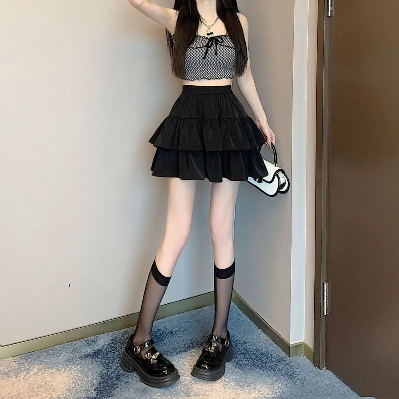 Cotton Gene Casual Short Skirts Women's-6