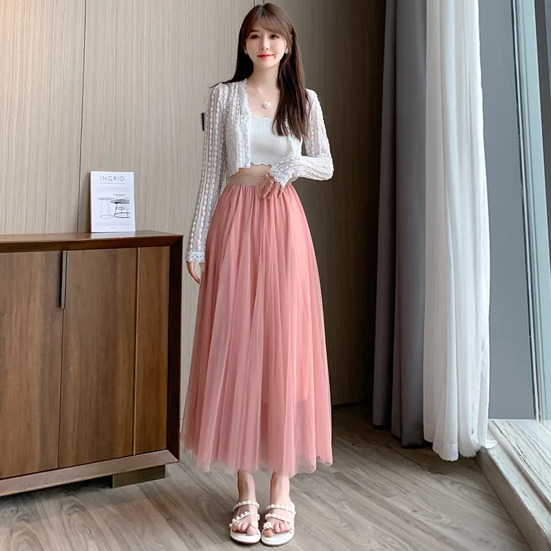 Cotton Gene Casual Long Skirt Women's-12
