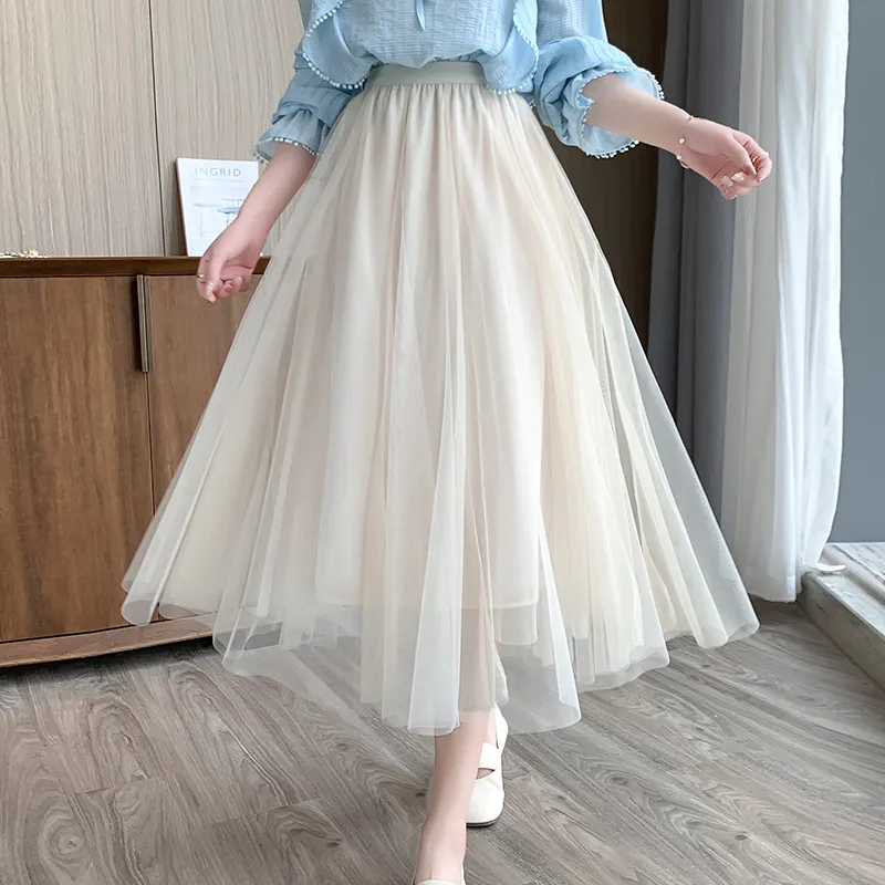 Cotton Gene Casual Long Skirt Women's-6