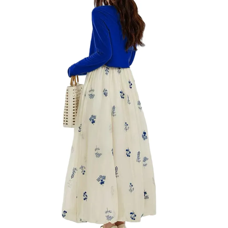 Cotton Gene Two Piece Skirt Sets Women's-1