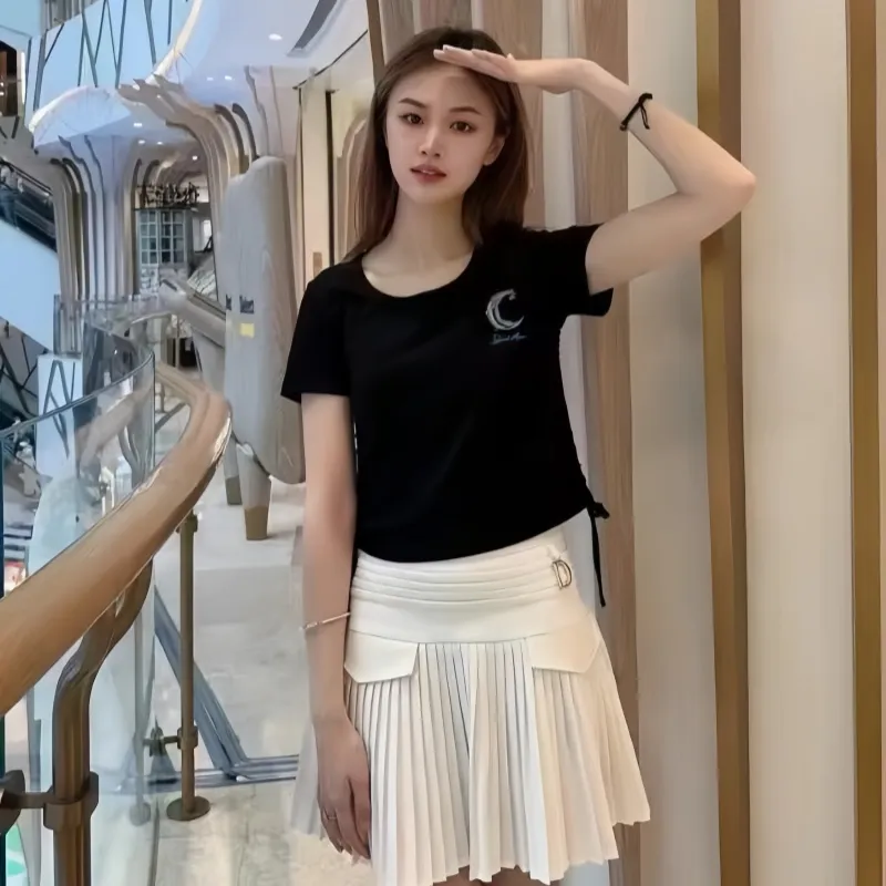 Cotton Gene Set in Sleeve T Shirt Women's-7