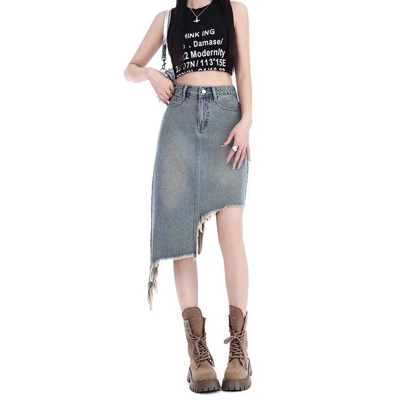 The New Age Family Denim Long Skirt Women's-3