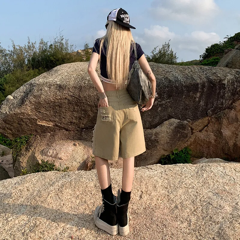 The New Age Family Denim Shorts Women's-11