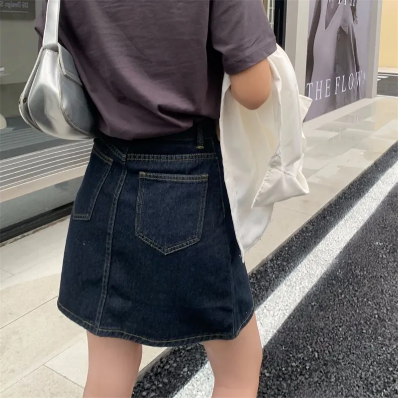 The New Age Family Denim Short Skirts Women's-1