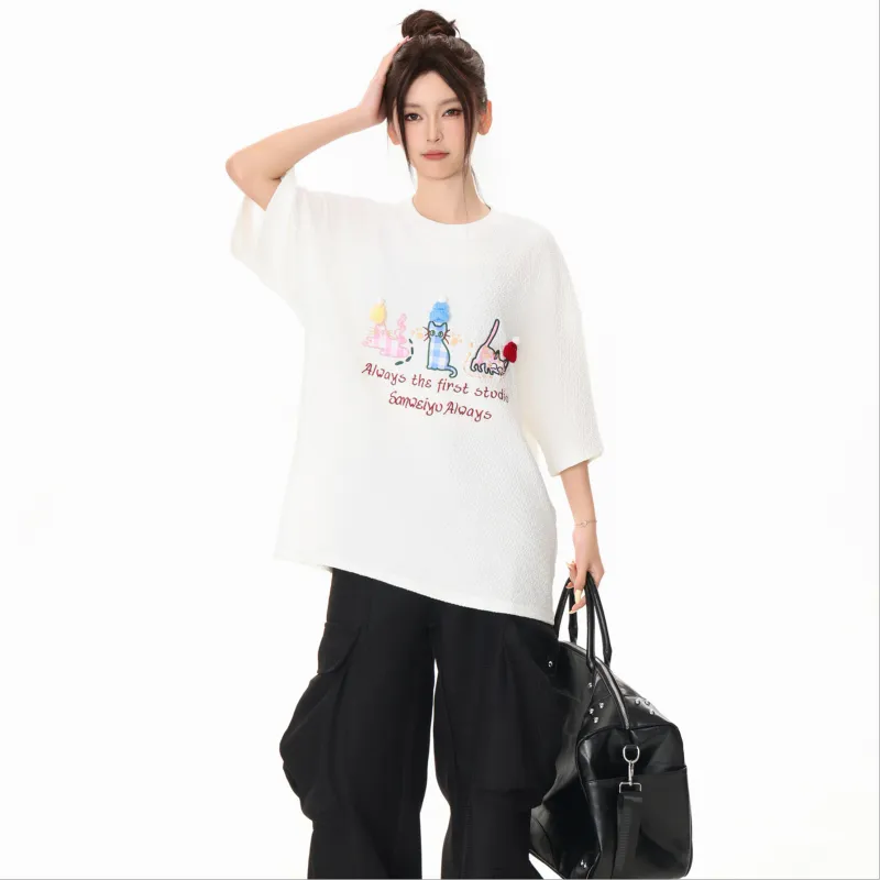 The New Age Family Drop Shoulder Sleeve T Shirt Women's-4