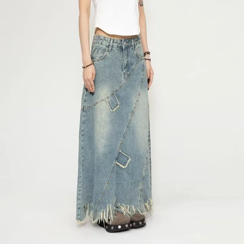 The New Age Family Denim Long Skirt Women's-2
