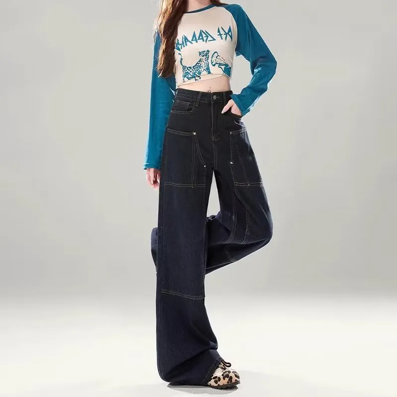 The New Age Family Jeans Women's Dark Blue-6
