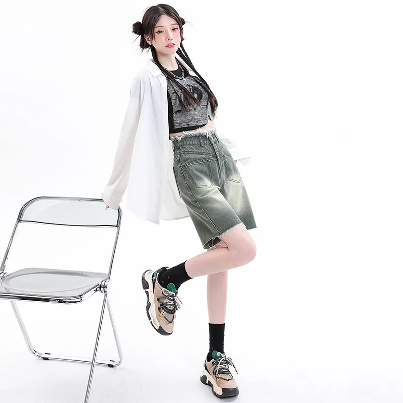 The New Age Family Denim Shorts Women's-4