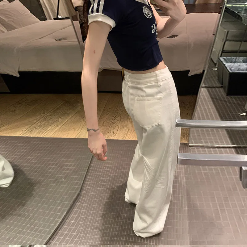 The New Age Family Jeans Women's White-6