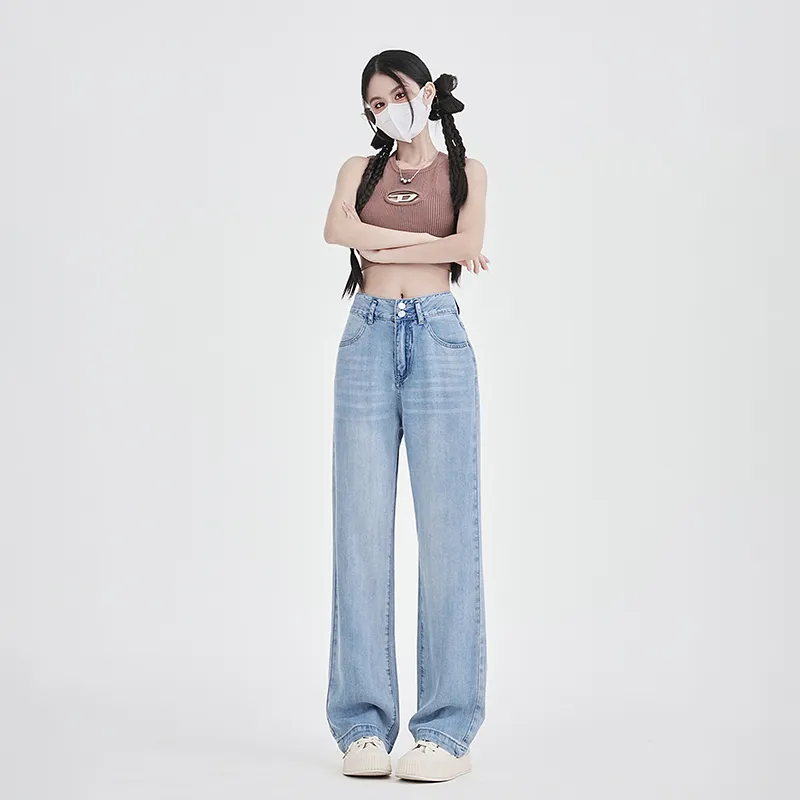 The New Age Family Jeans Women's Light Blue-11