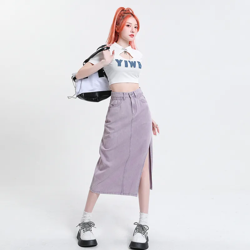The New Age Family Denim Long Skirt Women's-1
