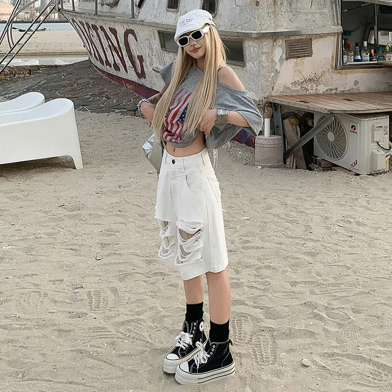 The New Age Family Denim Shorts Women's-9