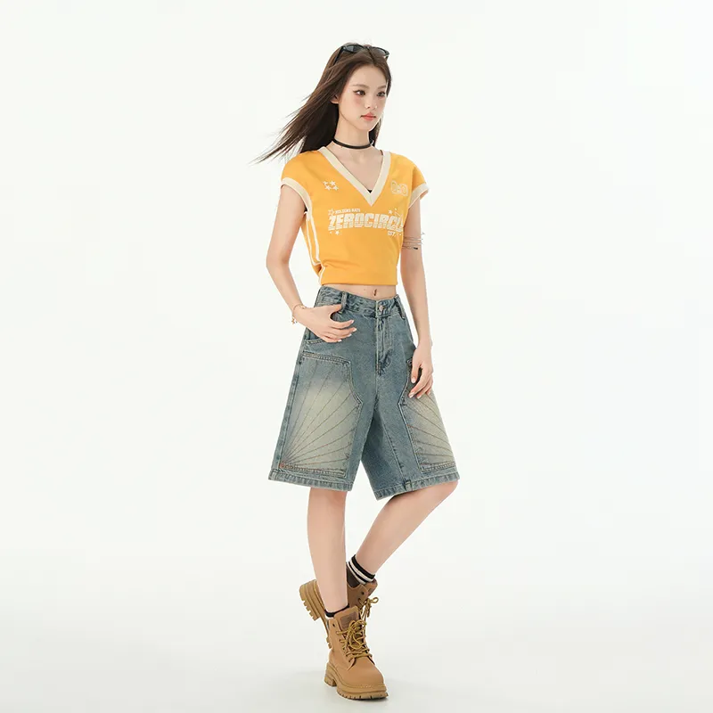 The New Age Family Denim Shorts Women's-4