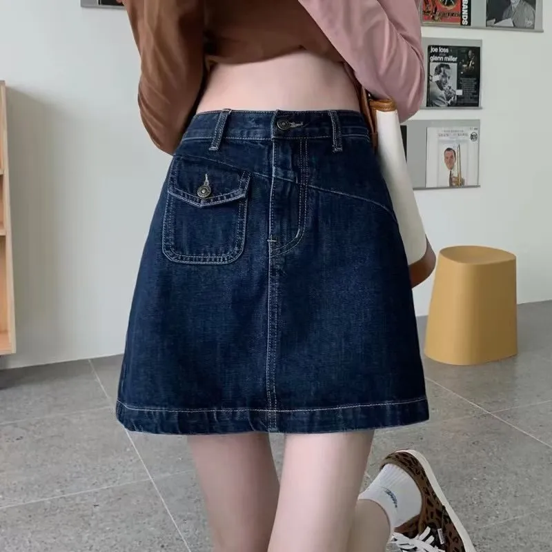 The New Age Family Denim Short Skirts Women's-3