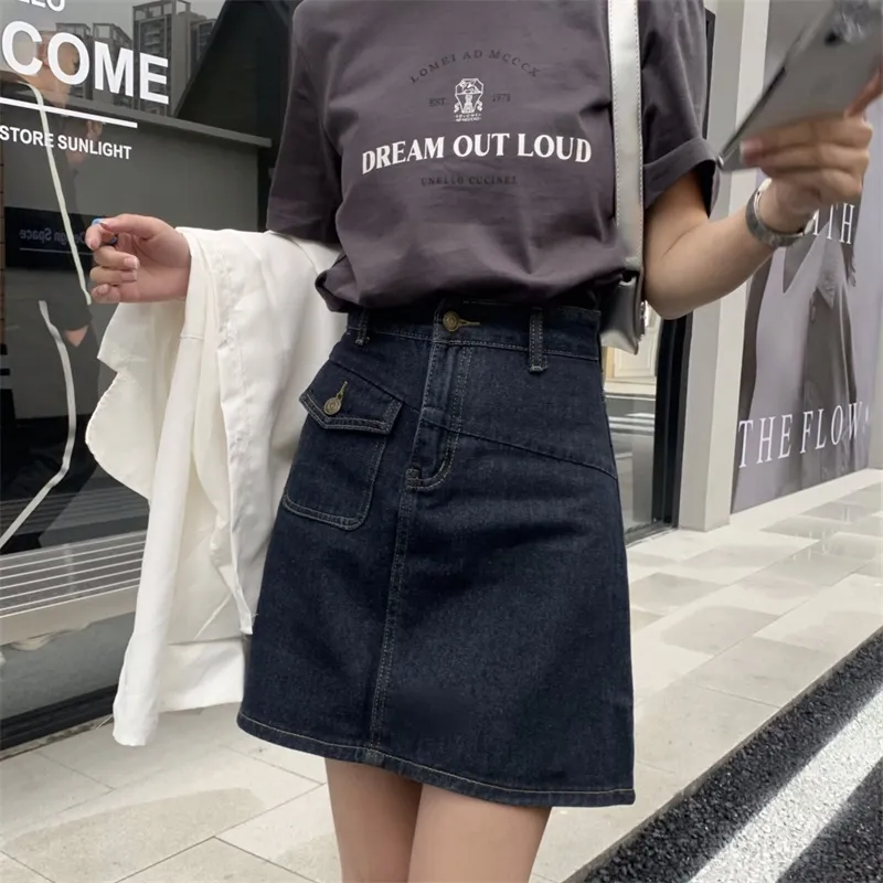 The New Age Family Denim Short Skirts Women's-2
