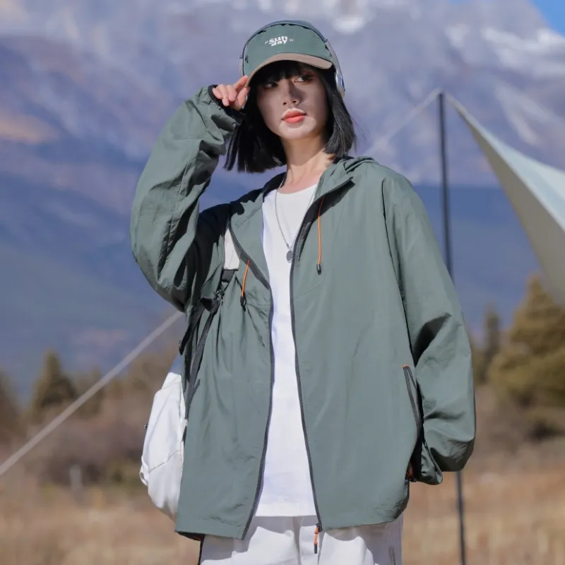 The New Age Family Breathable, Quick Dry, Windproof Sun Protection Clothing Women's-23