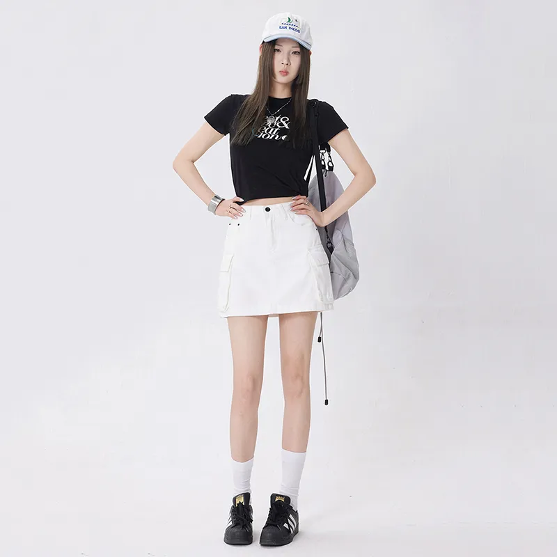 The New Age Family Denim Short Skirts Women's-2