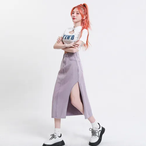 The New Age Family Denim Long Skirt Women's