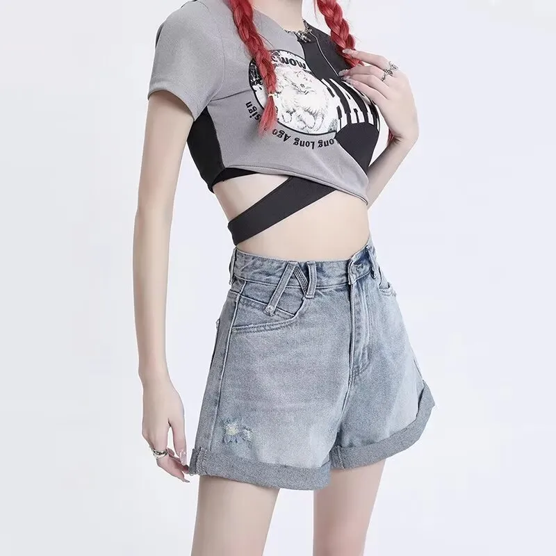 The New Age Family Denim Shorts Women's-3