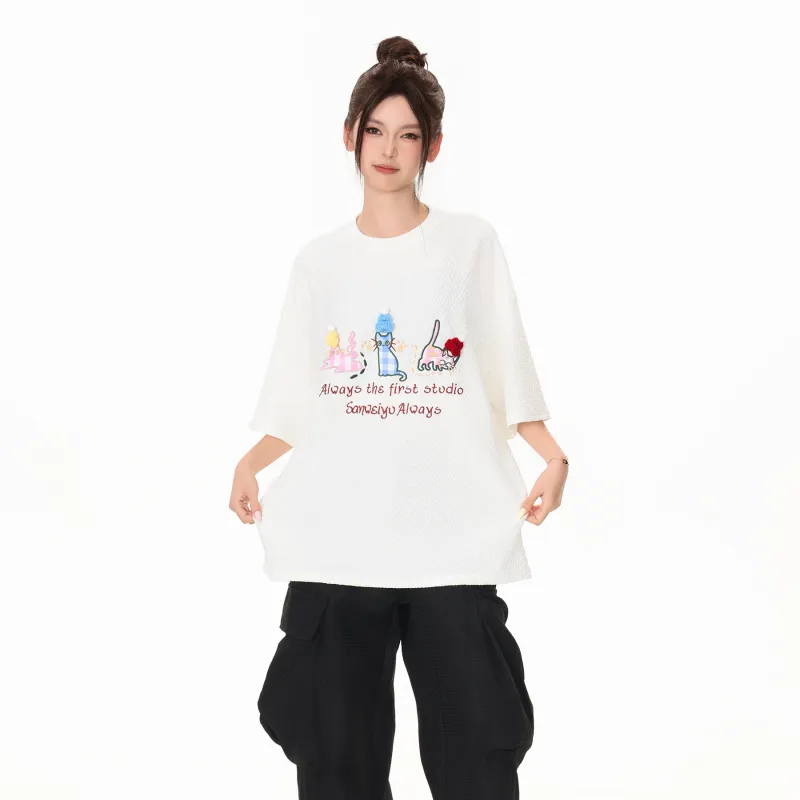 The New Age Family Drop Shoulder Sleeve T Shirt Women's-3