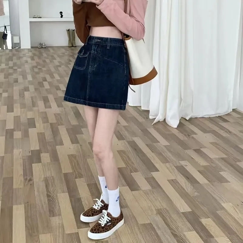 The New Age Family Denim Short Skirts Women's-6