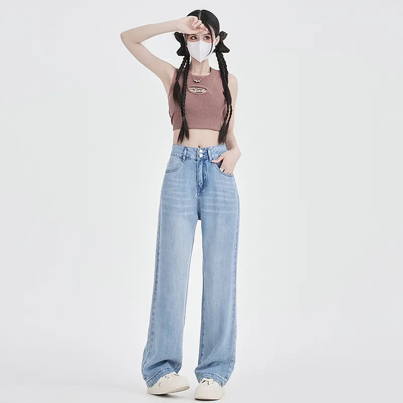 The New Age Family Jeans Women's Light Blue-2