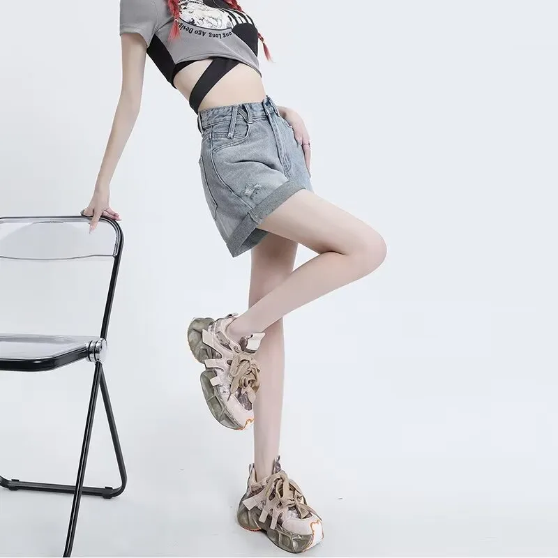 The New Age Family Denim Shorts Women's-4