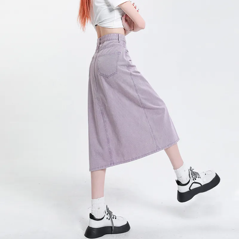 The New Age Family Denim Long Skirt Women's-7