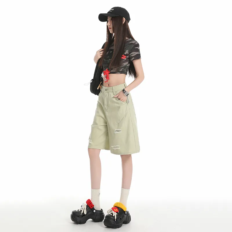 The New Age Family Denim Shorts Women's-13