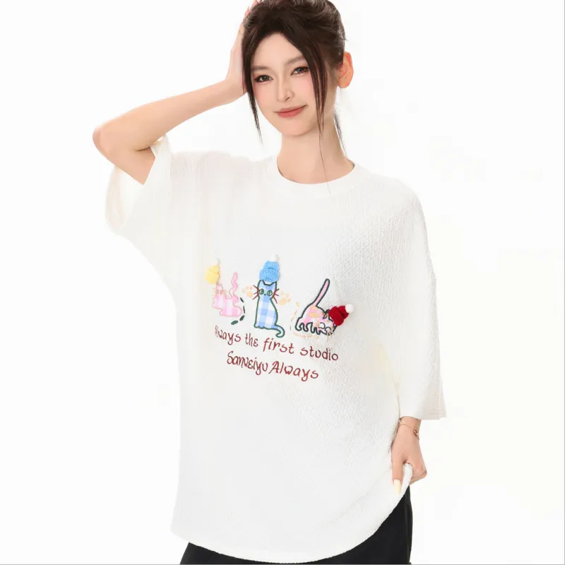 The New Age Family Drop Shoulder Sleeve T Shirt Women's-2