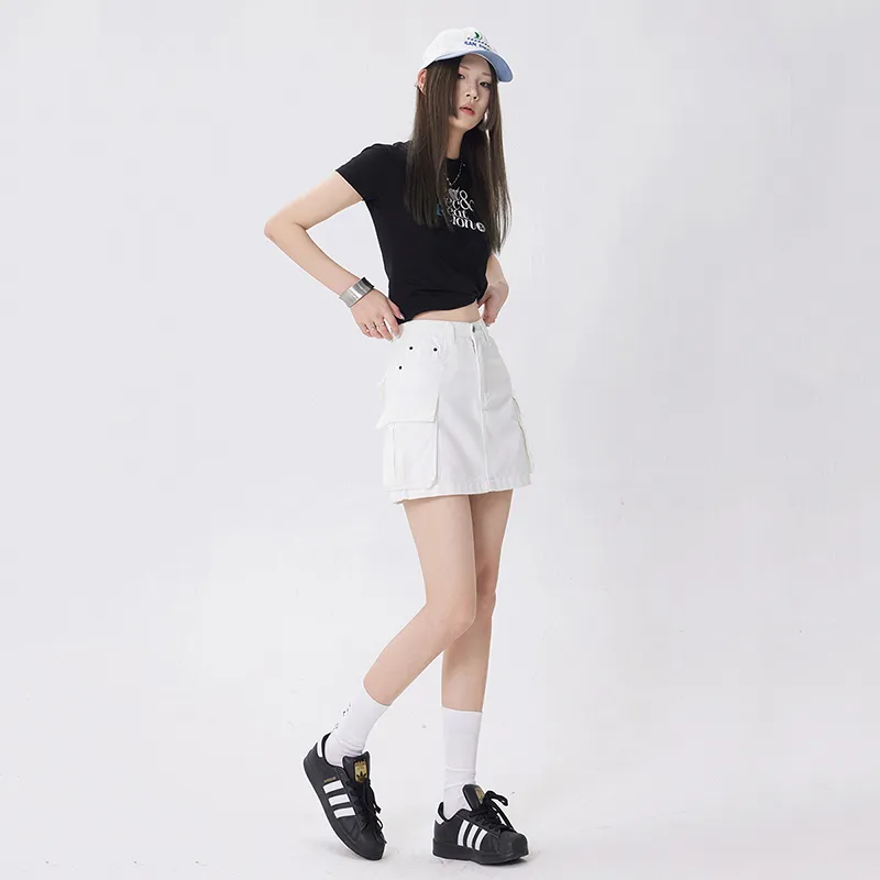 The New Age Family Denim Short Skirts Women's-4