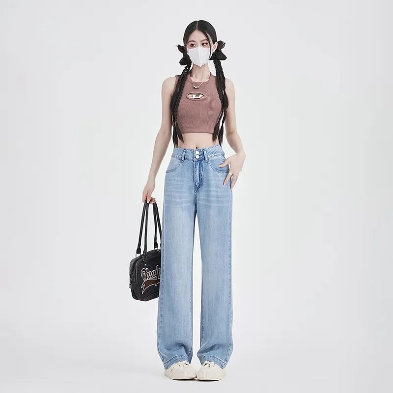 The New Age Family Jeans Women's Light Blue-7